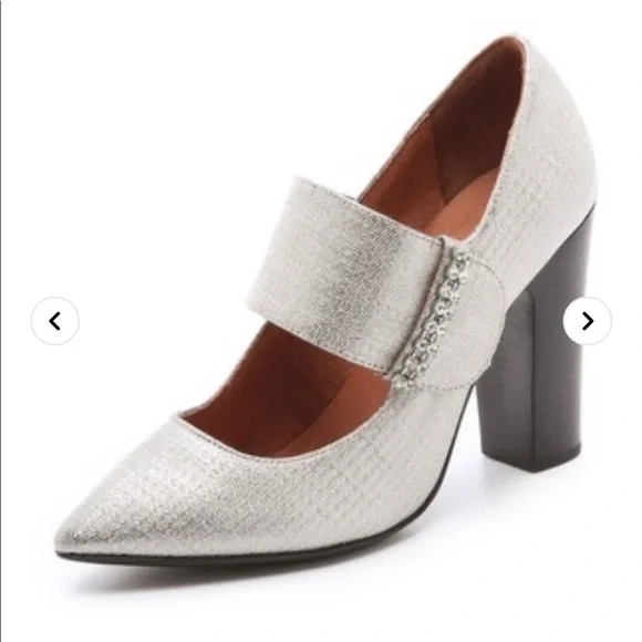 Beautiful See By Chloe silver Mary Jane pumps - Picture 4 of 16